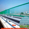 High quality green pvc coated expanded metal fencing